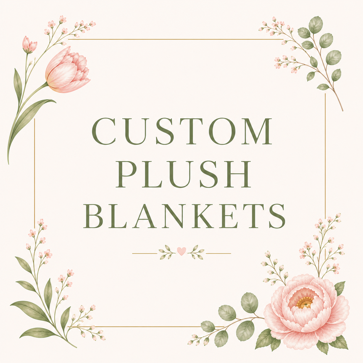 Custom Plush Blankets