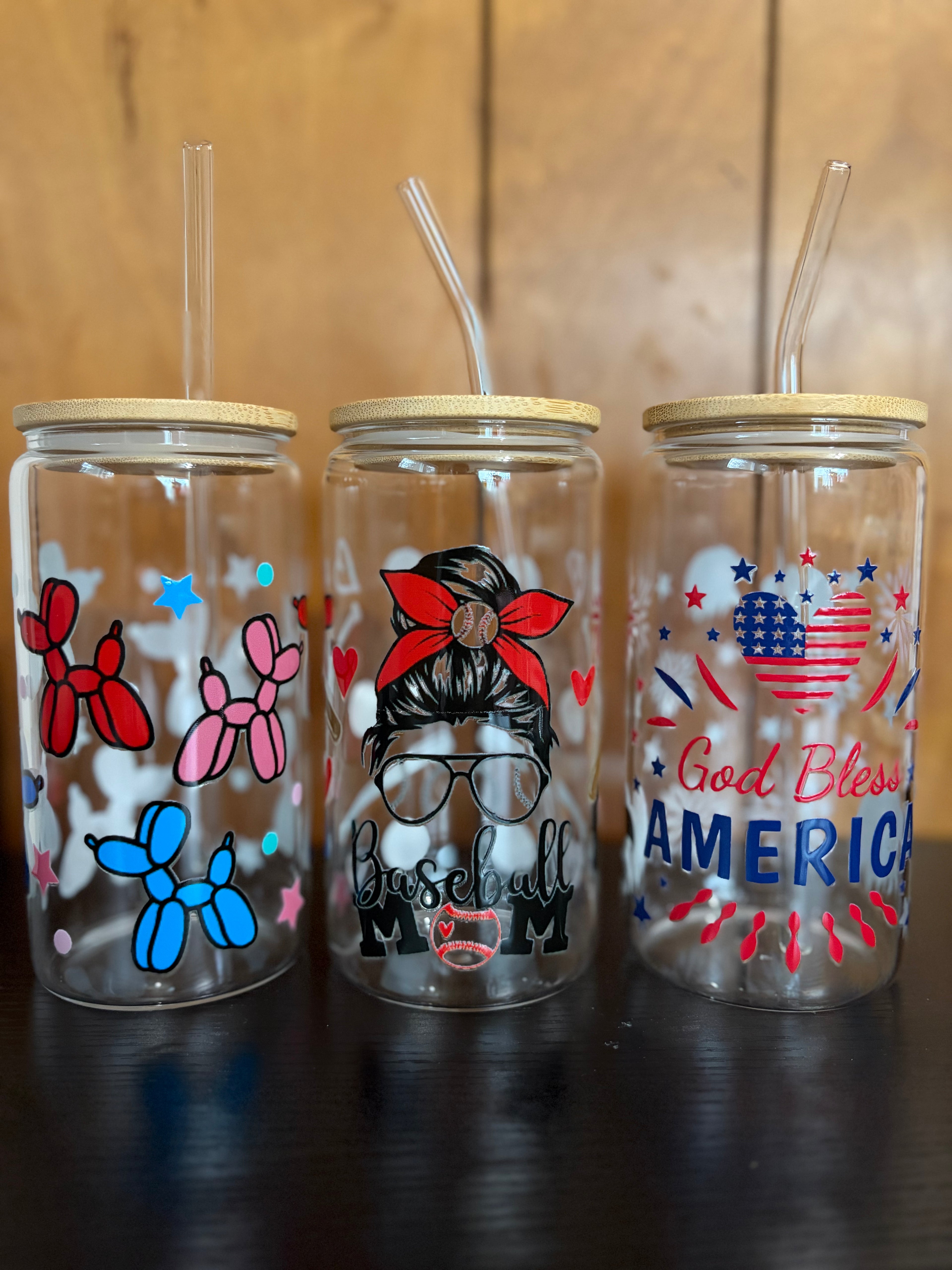 16oz Glass Cups