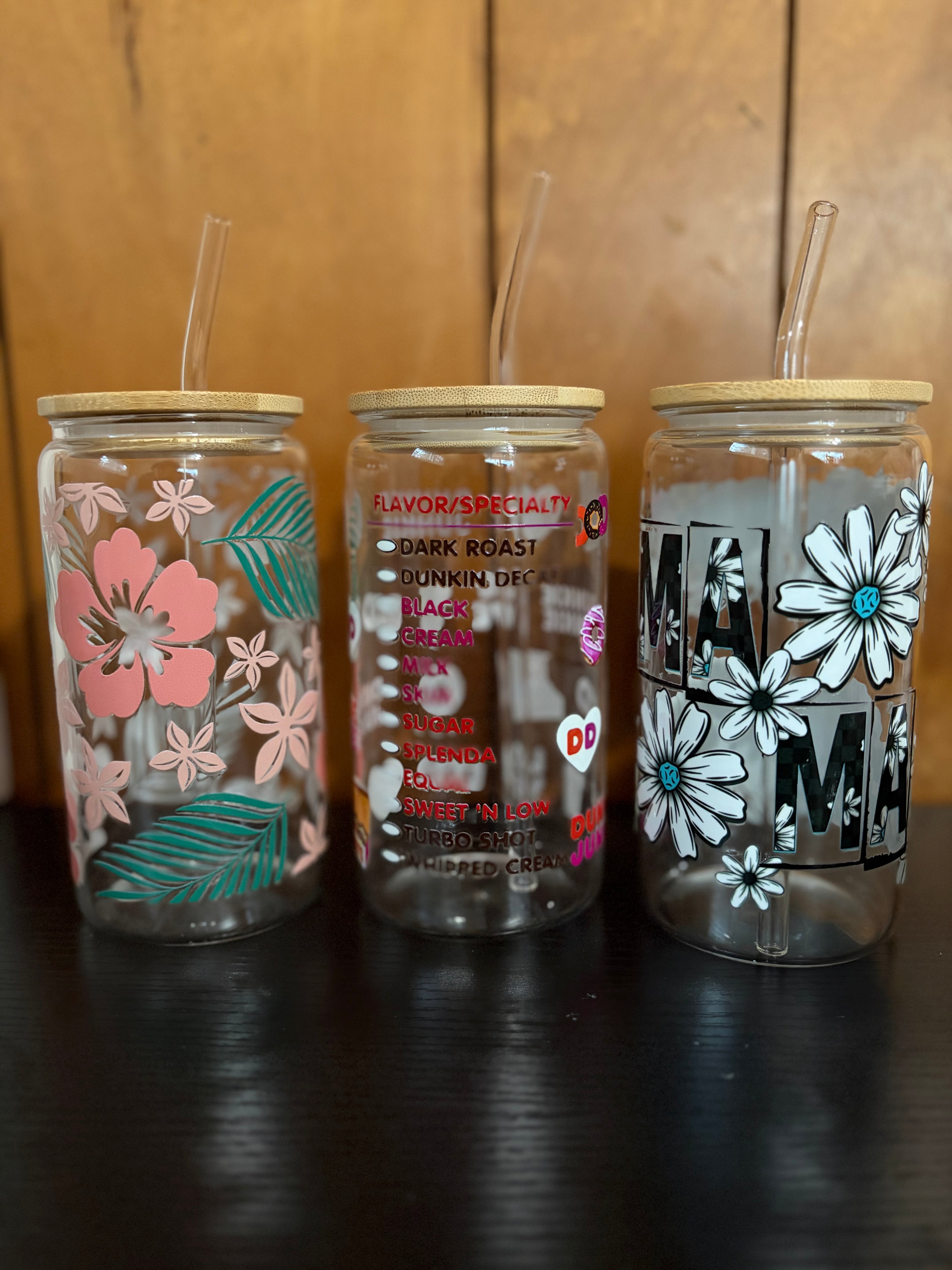 16oz Glass Cups