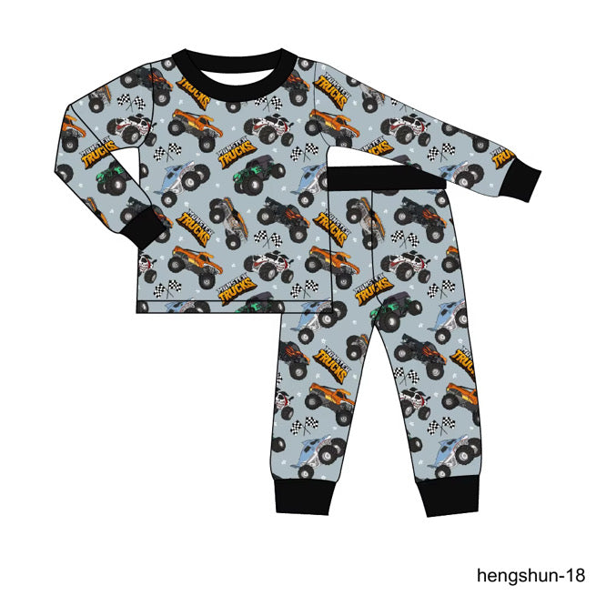 Monster Truck Long Sleeve Set