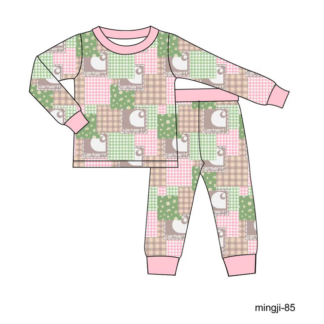 Spring CH Patchwork Long Sleeve Set